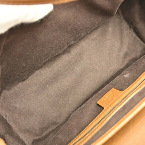 Gucci Beige Canvas GG Bamboo Tote Handbag 111713002058 NQ03561 BNN07 - Picture 10 of 11